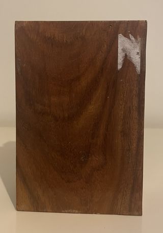 Caja de madera decorada