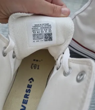 Converse All Star Blancas Talla 37