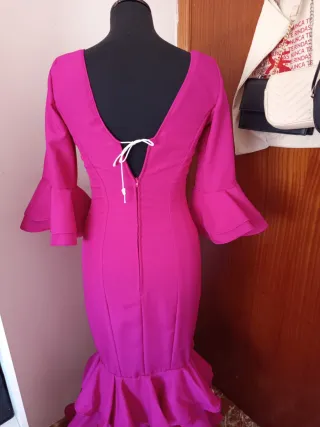 Traje de flamenca Bugamvilla con volantes