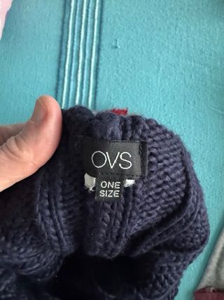 Berretto OVS Taglia Unica Blu/Grigio