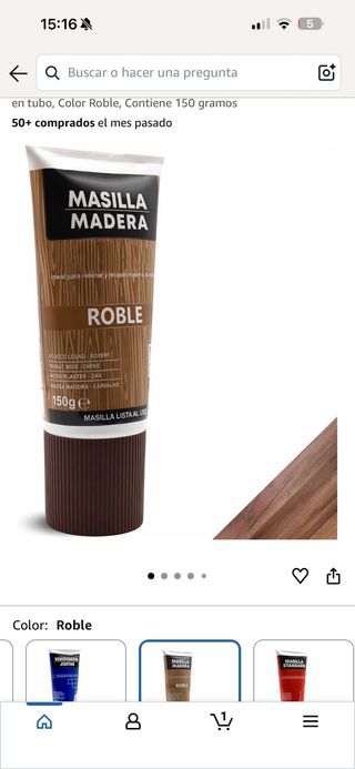 Mesa de comedor madera y metal