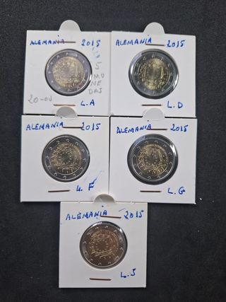 2€ Alemania 2015 Bandera Europea