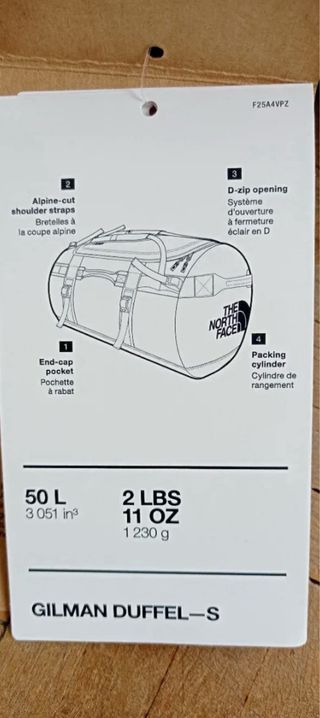 Bolsa Nueva North Face Base Camp Duffel S Negra