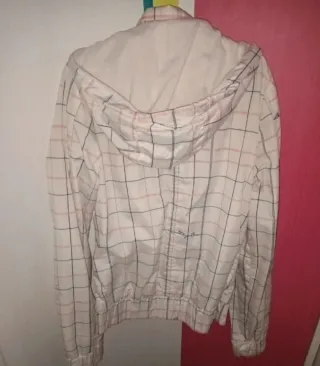 Chaqueta cortavientos S cuadros