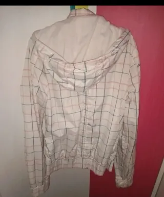 Chaqueta cortavientos S cuadros