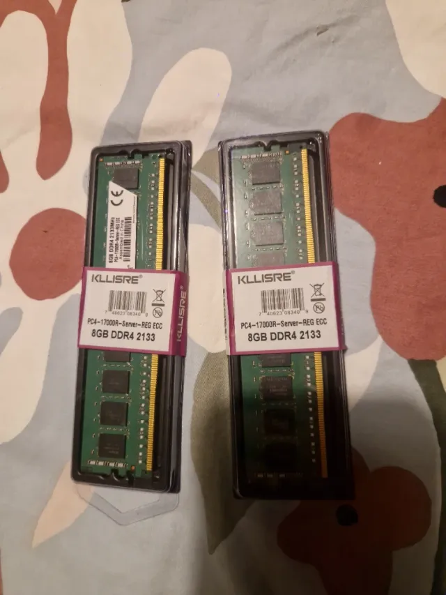 2x KLLISRE 8GB DDR4 2133MHz PC4-17000R