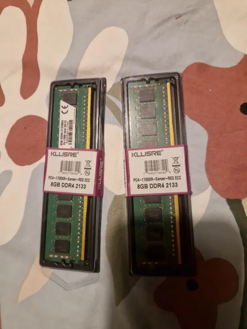 2x KLLISRE 8GB DDR4 2133MHz PC4-17000R