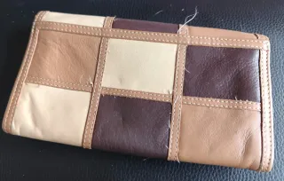 Monedero Vitorio luccino Beige y Marrón