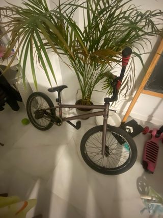 Bicicleta BMX morada