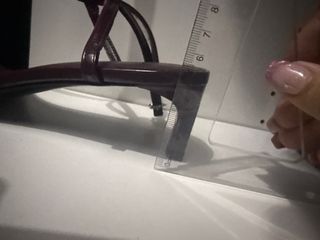 Sandalias H&M tacón burdeos