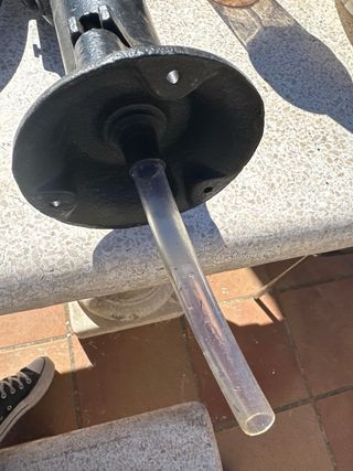 Bomba de agua decorativa hierro forjado