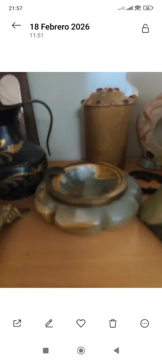 Ceniceros vintage de bronce