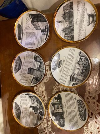 Set 6 piatti Fornasetti