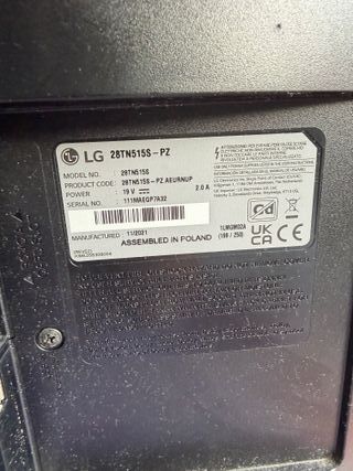 Smart TV LG 28 WiFi webOS con mando