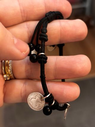 Pulsera Tous Negra y Plateada