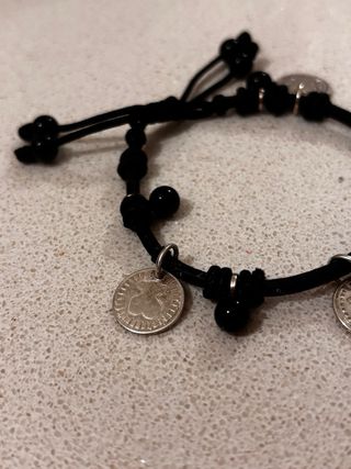 Pulsera Tous Negra y Plateada