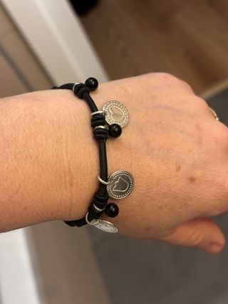 Pulsera Tous Negra y Plateada