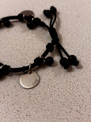 Pulsera Tous Negra y Plateada