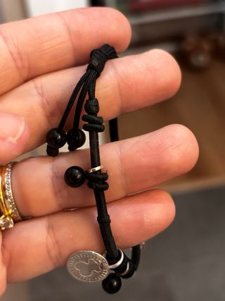 Pulsera Tous Negra y Plateada