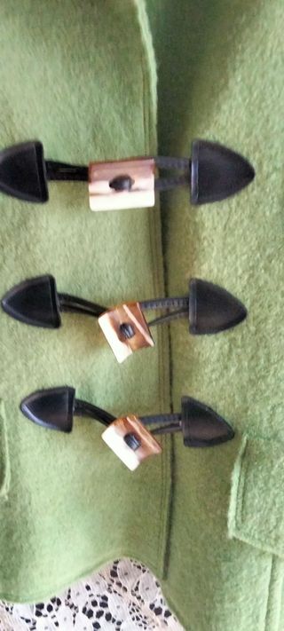 Chaqueta Roset Lana Verde Talla 48