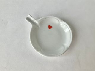 Platitos porcelana corazon