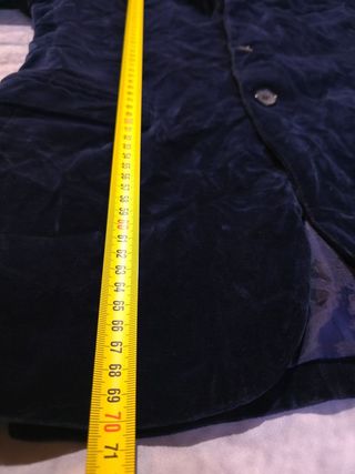 Blazer Zara Man Azul Marino Talla M Ref-66500