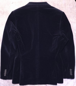 Blazer Zara Man Azul Marino Talla M Ref-66500