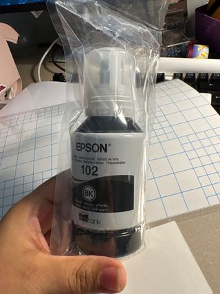 Botella Tinta Epson 102 Negro EcoTank