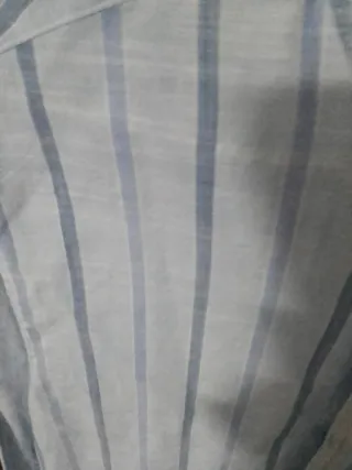 Camisa Cortefiel Rayas Azul Talla S