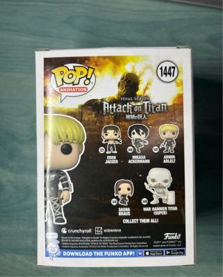Funko Pop Armin Arlelt Attack on Titan