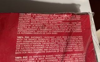 Alfombra Ducha Antideslizante Avocado 45x45cm