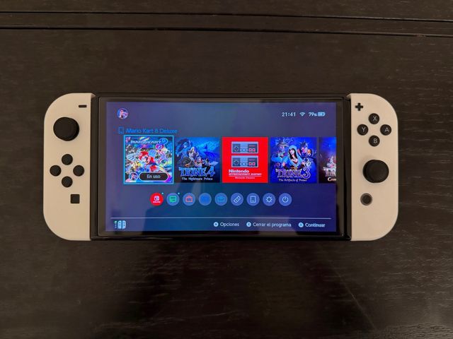 Nintendo Switch OLED +1TB +2JoyCon +juego +funda