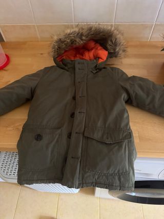 Chaqueta Hackett niño verde y naranja talla 3-4