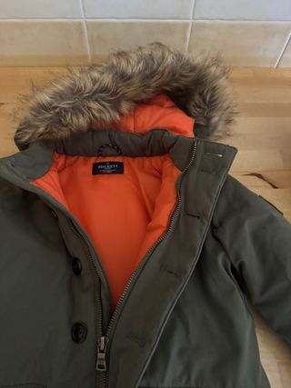 Chaqueta Hackett niño verde y naranja talla 3-4