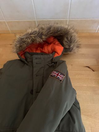 Chaqueta Hackett niño verde y naranja talla 3-4