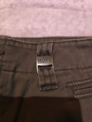 Pantalón Chino Hugo Boss XL Verde Oliva Ref-68500