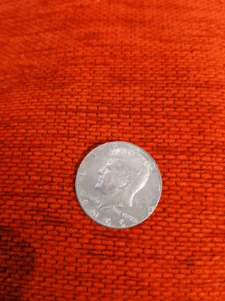 Medio Dólar Kennedy 1966 USA Plata