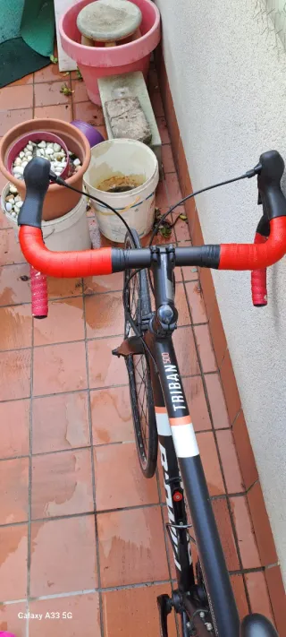 Bicicleta triban 500 Negra