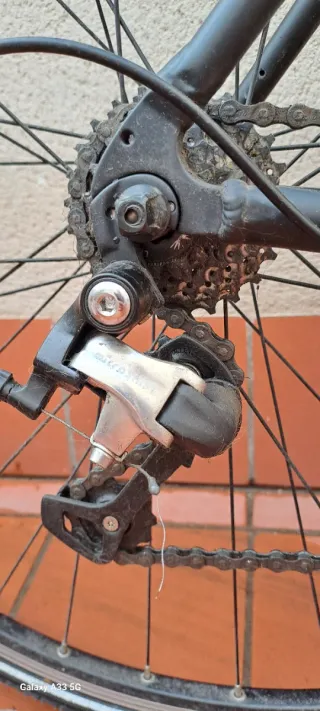 Bicicleta triban 500 Negra