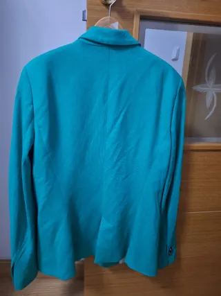 Blazer Zara Teal Talla M