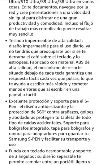 Funda con teclado Airkey