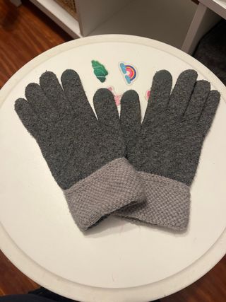 Pack 1 par de guantes + gorro de lana +cubrecuello