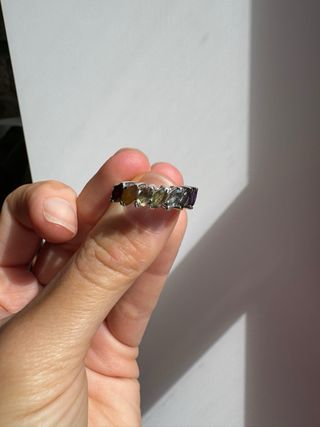 Anillo Plata 925 con 7 Piedras