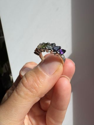 Anillo Plata 925 con 7 Piedras