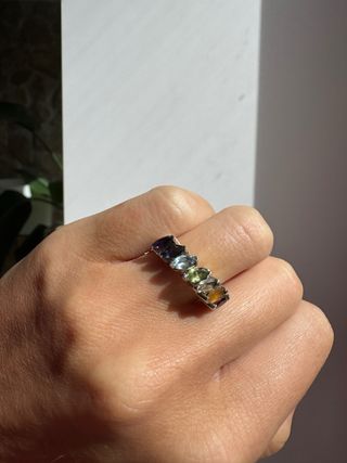 Anillo Plata 925 con 7 Piedras