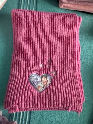 Set Sciarpa e Berretto Violetta Rosa