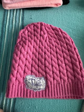 Set Sciarpa e Berretto Violetta Rosa