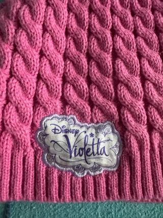 Set Sciarpa e Berretto Violetta Rosa