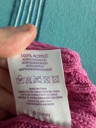 Set Sciarpa e Berretto Violetta Rosa