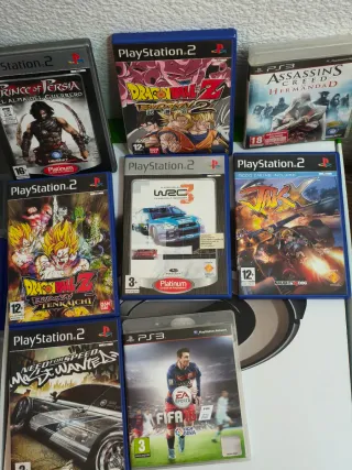 Lote 6 Videojuegos PS2 y PS3